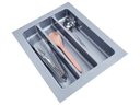 Ver imagem 1 de Organizador de Gavetas e Talher Cinza até 37x47cm Og-47