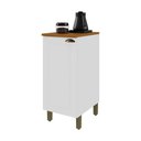 Ver imagem 1 de Balcão de Cozinha 40 cm Bariloche 1 Porta com Tampo 100% MDF 6225.32 Branco - Indekes