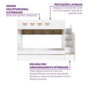 Ver mais imagens de Treliche com Nicho Star Maker Casatema MadeiraOriginals Branco/Itapoã