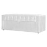 Calçadeira Baú Para Cama Box Emma Suede Cores - DS Estofados - Solteiro - Branco - 2