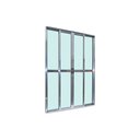 Ver imagem 1 de Porta Balcão 4 Folhas Vidro 210x160 Linha 25