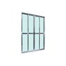 Porta Balcão 4 Folhas Vidro 210x160 Linha 25 - 1