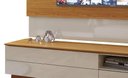Ver imagem 3 de Rack com Painel Wall 1.8 Off White com Nature - Móveisaqui