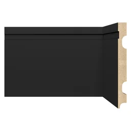 Rodapé de MDF 15cm x 15mm x 2,40m com Friso Moldufama 1502 - 1