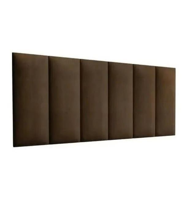 Cabeceira de Cama em Modulos Reforçada Mdf 6mm 1un 20x60cm:marrom