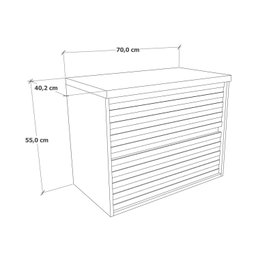 Gabinete para Banheiro 70cm Jade  - 2