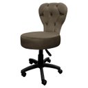 Ver imagem 2 de Cadeira Mocho Soft Escritório Estética Veludo - Sofa Store:veludo Marrom