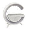 Caixa de Som Bluetooth RGB Luminaria G Carregador Induçao Celular Radio FM USB Amplificador Musica A - 2