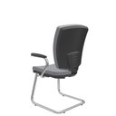 Ver imagem 2 de Cadeira Altrix Aproximação Espaldar Alto Vinil Cinza