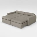 Ver imagem 6 de Sofá Retrátil Reclinável Charlie 2,10m Linho Supreme D28 Vira Cama Casal Orgânico - Begetaupe