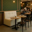 Ver imagem 2 de Sofá Booth Parma 1,20m Premium para Restaurantes:bege