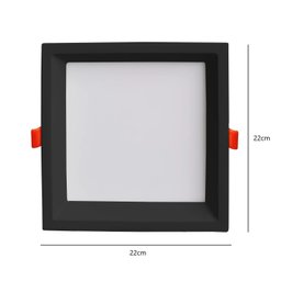 Plafon Bivolt de Embutir 4000k Low Frame Bella Iluminação - 2