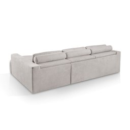 Sofá Orgânico Encantus 3 Lugares para Sala 2,92 Cm Redenobre:bege - 3