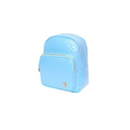 Mochila de Costas Feminina Brilhosa Glitter Passeio Azul - 1 Mochila de Costas Feminina Brilhosa Glitter Passeio Azul - 1