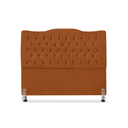 Ver imagem 2 de Cabeceira de Cama Box Casal 140 Cm Dunas - Veludo Terra Cota