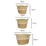 Cesto de Palha Rustico Organizador e Decorativo Partna 4027be - 5