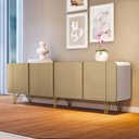Ver imagem 3 de Buffet Saluti Champanhe Off White - Hb Móveis