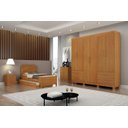 Ver imagem 1 de Guarda Roupa Recife Gold 6 Pts Cinamomo - Leifer