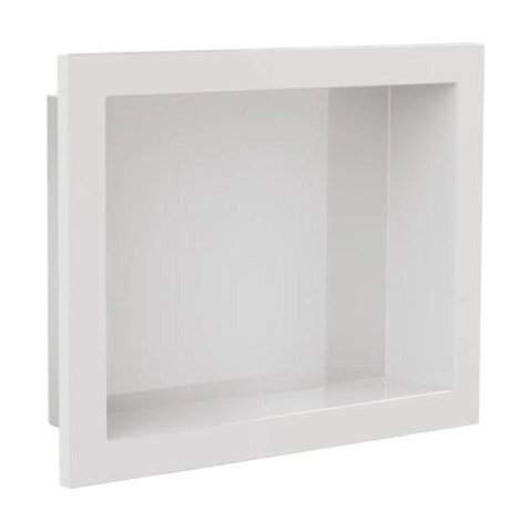 Nicho de Parede para Embutir 30 X 40cm Branco - Metasul