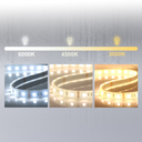Ver imagem 5 de Espelho com Led Decorativo Oval 90x40cm Lapidado Botão Touch