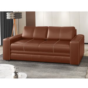 Sofá 2 Lugares 150cm Couro Legítimo Dakota 