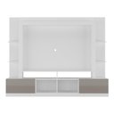 Ver imagem 6 de Rack Estante com Painel TV 65" e 2 portas Catar Multimóveis BR3395 Branco/Lacca Fumê