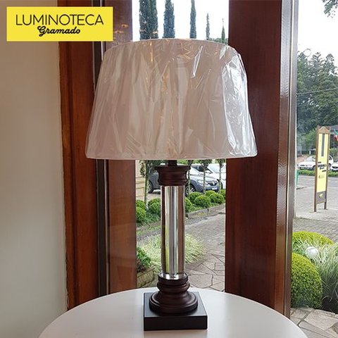 Abajur Cristal Bronze Unico Vivendi