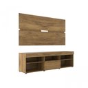 Ver imagem 2 de Rack com Painel Para TV até 55 Polegadas e 1 Porta 5 Nichos Espresso Móveis