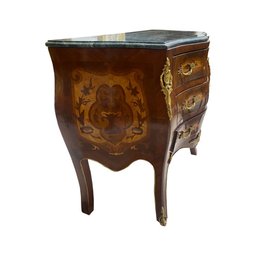 Cômoda Clássica com Marchetaria e 3 Gavetas 75x80x43cm - 3