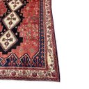Ver imagem 7 de Tapete Persa Iraniano Sirjan Feito À Mão Terracota e Azul 320x202cm