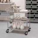 Ver imagem 4 de Carrinho Aço 3 Prateleiras Cromada Aramada Members Mark 3T1830Z