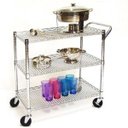 Ver imagem 6 de Carrinho Aço 3 Prateleiras Cromada Aramada Members Mark 3T1830Z