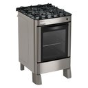 Ver imagem 2 de Fogão Esmaltec Ágata 4b Inox Limpa Fácil Automático