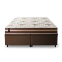 Ver imagem 4 de Conjunto Box Baú Super King Chicago Marrom 193x203x64 Espuma D33