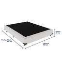 Ver imagem 3 de Cama Box Viúvo Branco Madeira 128x188