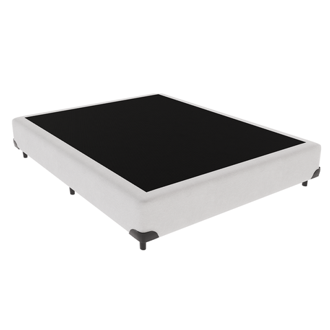 Cama Box Viúvo Branco Madeira 128x188