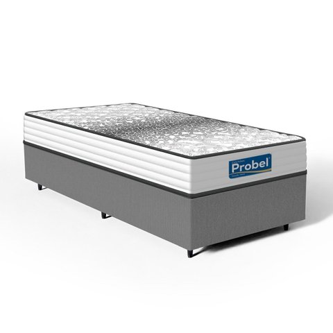 Cama Box com Colchão de Molas Ensacadas Double Face Essence Probel Solteiro 88cm