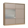 Guarda Roupa Coliseu 100%mdf 2 Portas Correr 4 Gavetas Internas com Espelho - Castro Moveis - 3