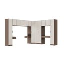 Ver imagem 3 de Guarda-Roupa Planejado de Canto Obliquo 11 Peças com 12 Portas Orion CabeCasa MadeiraOriginals Marrom/Mocha/Linho