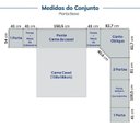 Ver imagem 4 de Guarda-Roupa Planejado de Canto Obliquo 11 Peças com 12 Portas Orion CabeCasa MadeiraOriginals Marrom/Mocha/Linho