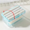 Ver mais imagens de Escova Dispenser Saboneteira Sabao Multifunçao Lava Esfrega 2X1 Conserva Sabonete Guarda Espuma