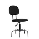 Ver imagem 1 de Cadeira para Costureira com Estrela com Lado Reto Preto