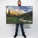 Ver imagem 3 de Quadro Decorativo em Canvas Natureza TaColado Moldura Madeira 120 x 80cm