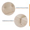 Sofá 3 Lugares com Chaise Lado Esquerdo 212cm em Linho Tiê CabeCasa MadeiraMadeira - 3
