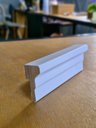 Ver imagem 3 de Acabamento Superior Clássico Branco 274cm para Lambri/Shiplap