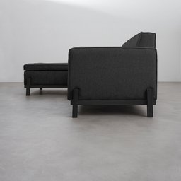 Sofá 3 Lugares com Chaise Lado Esquerdo 212cm em Linho Tiê CabeCasa MadeiraMadeira - 7