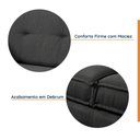 Ver imagem 3 de Sofá 3 Lugares com Chaise Lado Esquerdo 212cm em Linho Tiê CabeCasa MadeiraOriginals