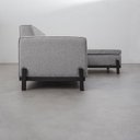 Ver imagem 7 de Sofá 3 Lugares com Chaise Lado Direito 212cm em Linho Tiê CabeCasa MadeiraOriginals Cinza