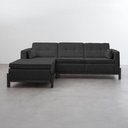 Ver imagem 6 de Sofá 3 Lugares com Chaise Lado Direito 212cm em Linho Tiê CabeCasa MadeiraOriginals