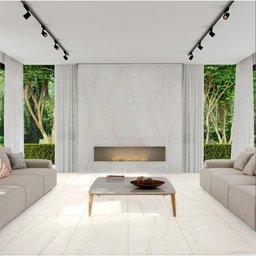 Porcelanato Esmaltado Polido Solene Retificado Branco 120x120cm - 4